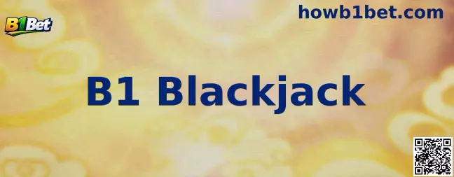 B1 Blackjack em uma partida digital de cartas