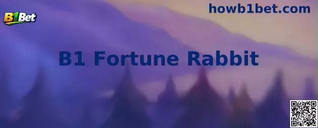 Interface temática do jogo B1 Fortune Rabbit